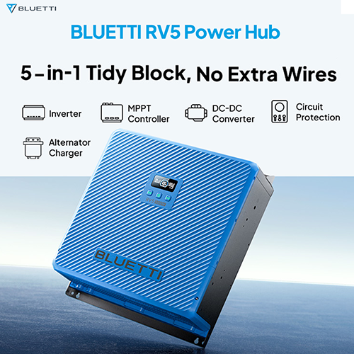 Bluetti solar panel Eco Erin power hub