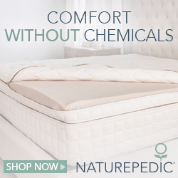 Naturepedic ECO Erin Mattress Recommendation organic mattress & GOTS certified mattress. Image of mattress layers.