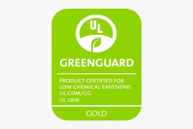 best-organic-mattress-2026_GreenGuard-Gold-Certification-badge image of green logo
